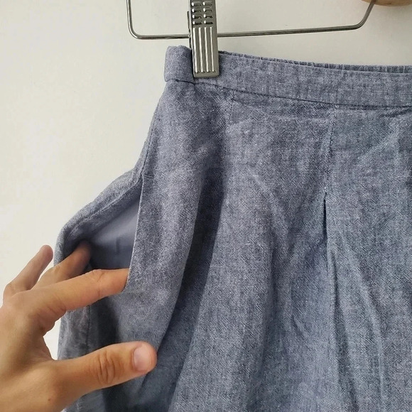 Uniqlo linen  cotton high waist midi skirt - Picture 3 of 8